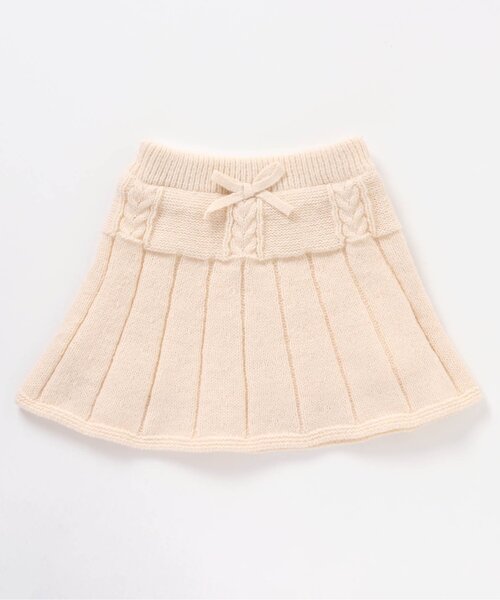 apres les cours（アプレレクール）の「ニットスカート（スカート・キッズ・アイボリー/ピンク・90/110/120/100/130）」の10枚目の写真