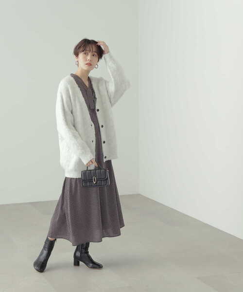 N.(N. Natural Beauty Basic)(エヌエヌナチュラルビューティーベーシック)の「◆キカナロータイマキシワンピース(ワンピース・レディース・ブルー系その他/ブラック系その他・MEDIUM)」の16枚目の写真