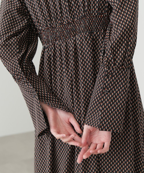 N.(N. Natural Beauty Basic)(エヌエヌナチュラルビューティーベーシック)の「◆キカナロータイマキシワンピース(ワンピース・レディース・ブルー系その他/ブラック系その他・MEDIUM)」の4枚目の写真