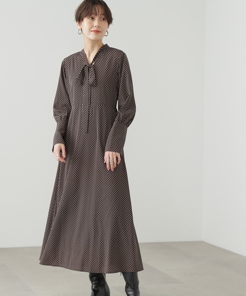 N.(N. Natural Beauty Basic)(エヌエヌナチュラルビューティーベーシック)の「◆キカナロータイマキシワンピース(ワンピース・レディース・ブルー系その他/ブラック系その他・MEDIUM)」の12枚目の写真