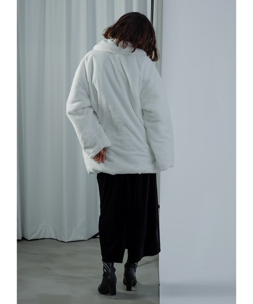 Adoon plain フェイクファーブルゾン Adoon plain Ladies】フェイクファーブルゾン[品番：KTRW0031241