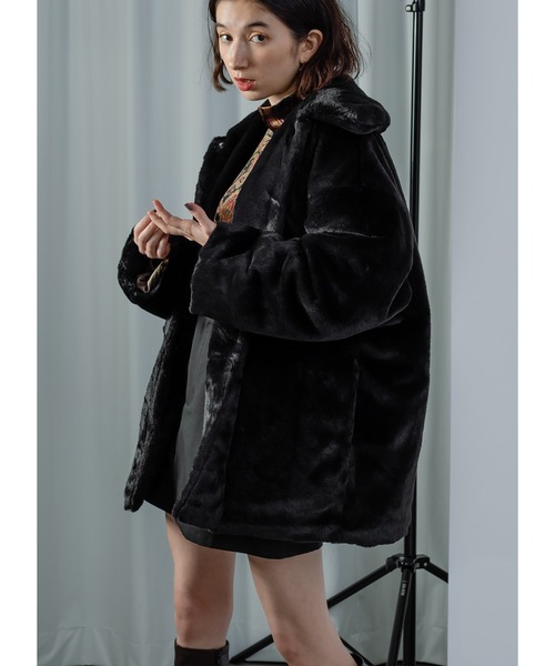 Adoon plain（アドーンプレーン）の「【APL´22outer】フェイクファー