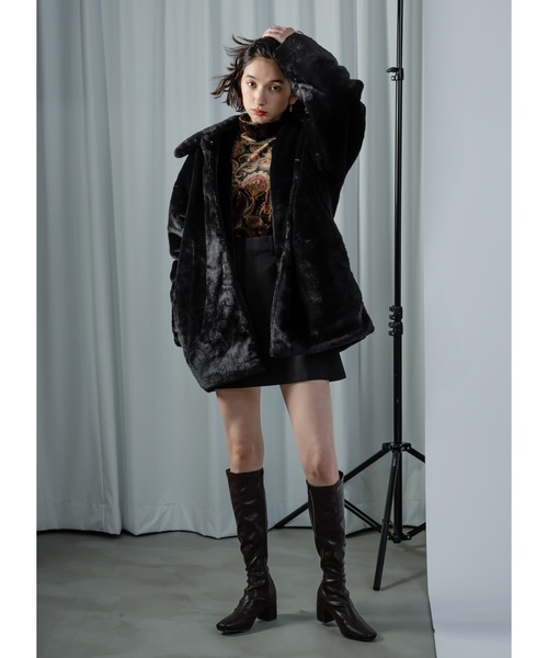 Adoon plain（アドーンプレーン）の「【APL´22outer】フェイクファー