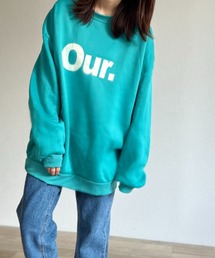 【ZOZO限定】Our.logo sweat / Our.ロゴスウェット