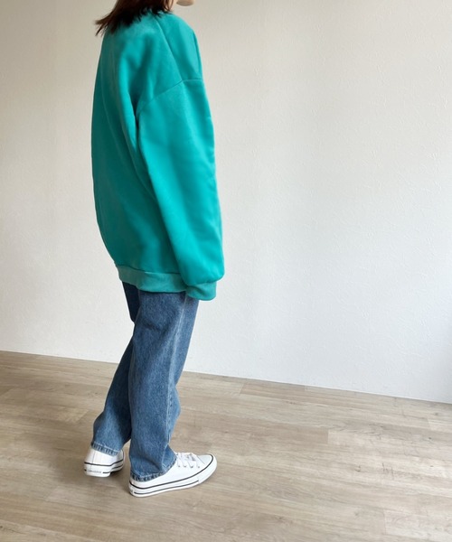 ISOOK（アイスー）の「【ZOZO限定】Our.logo sweat / Our.ロゴスウェット（スウェット・レディース・グレー/エメラルドブルー・FREE）」の19枚目の写真