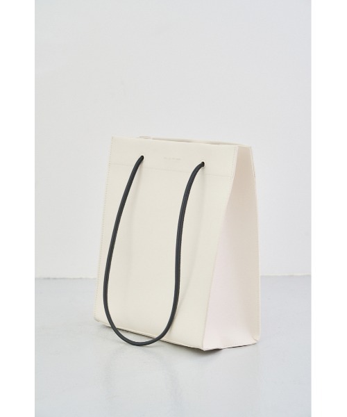 AZUL by moussy(アズールバイマウジー)の「NARROW HANDLE SHOPPER BAG Ⅲ/ナローハンドルショッパーバッグⅢ(トートバッグ・レディース・ブラック/ライトグリーン/アイボリー/オレンジ/ホワイト系その他・FREE)」の7枚目の写真