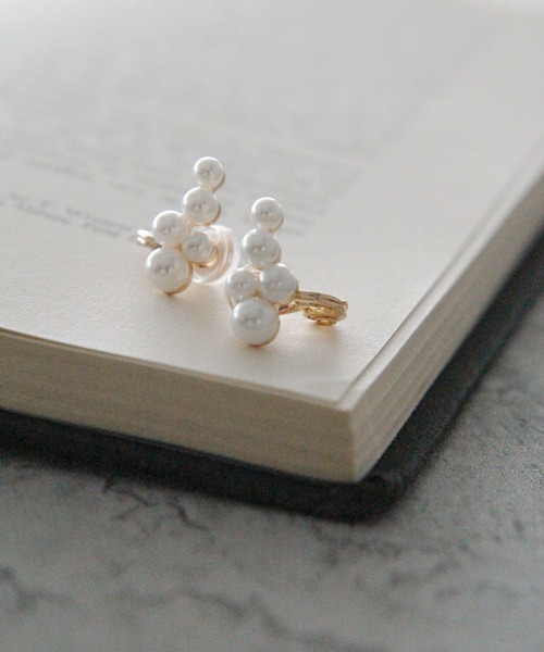 LEPSIM（レプシィム）の「パールクリップ　176577（イヤリング・レディース・ホワイト系その他3/ホワイト系その他/ホワイト系その他2・ONE SIZE）」の3枚目の写真