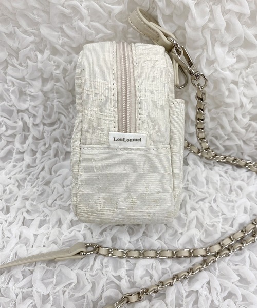 one after another NICE CLAUP（ワンアフターアナザーナイスクラップ）の「【LouLoumei】ちびぬいケース（ショルダーバッグ・レディース・サックスブルー/アイボリー/ベージュ・FREE）」の17枚目の写真
