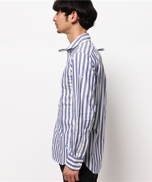 OUTLET（アウトレット）の「【CIAOPANIC TYPY】オーシバル×ハバサックシャツ（シャツ/ブラウス・メンズ・ストライプ・5/4）」の11枚目の写真