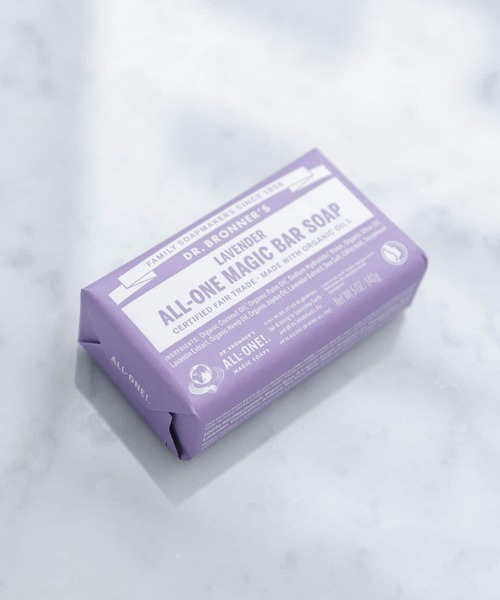 THE GOODLAND MARKET（ザグッドランドマーケット）の「DR.BRONNER’S　MAGIC SOAP BAR（石鹸/ボディソープ・レディース・ライトブルー/ライトピンク/ライトカーキ/オレンジ/イエロー/ラベンダー/ベージュ・ONE）」の4枚目の写真
