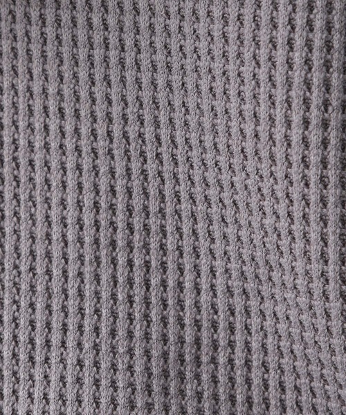 BAYFLOW（ベイフロー）の「ワッフルパーカー（パーカー・レディース・チャコール/グレイッシュベージュ/オフホワイト・FREE）」の22枚目の写真