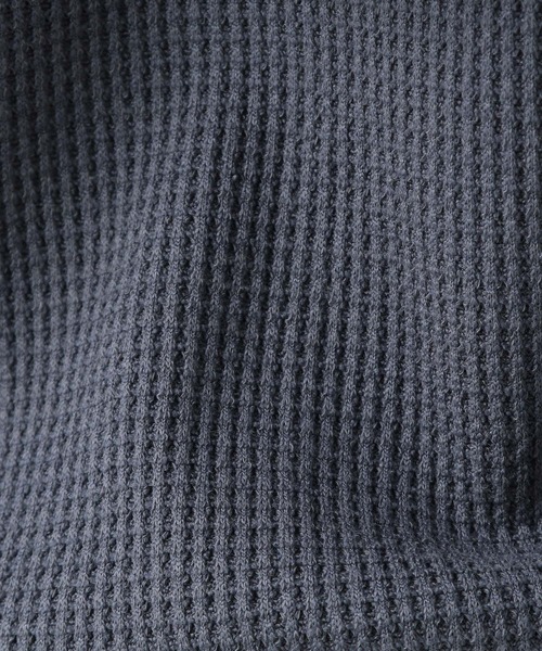 BAYFLOW（ベイフロー）の「ワッフルパーカー（パーカー・レディース・チャコール/グレイッシュベージュ/オフホワイト・FREE）」の21枚目の写真