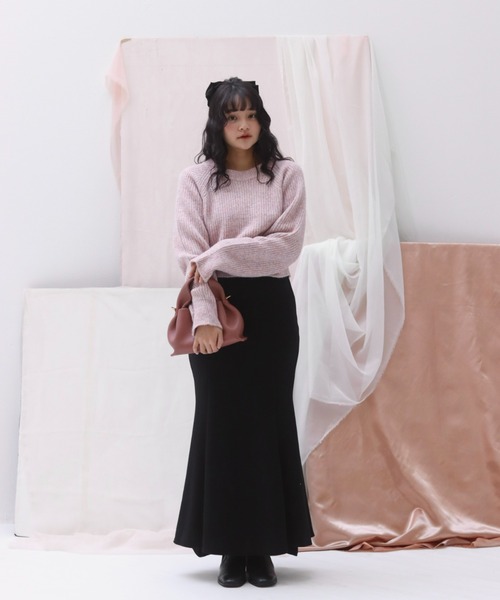 muguet(ミュゲ)の「sweat mermaid skirt(スカート・レディース・ブラック・FREE)」の11枚目の写真