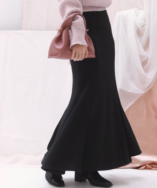 muguet(ミュゲ)の「sweat mermaid skirt(スカート・レディース・ブラック・FREE)」の3枚目の写真