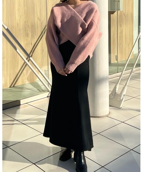 muguet(ミュゲ)の「sweat mermaid skirt(スカート・レディース・ブラック・FREE)」の13枚目の写真