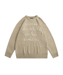 aimoha（アイモハ）の「タッセル刺繍プルオーバーニット（ニット/セーター）」
