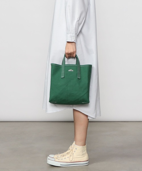 DANTON（ダントン）の「DANTON | キャンバストートバッグ（トートバッグ・レディース・アイボリー/グレー/オレンジ/グリーン/ベージュ/ブラック・-）」の5枚目の写真