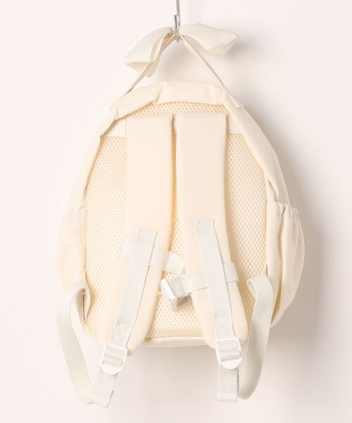 petit main（プティマイン）の「シフォンフリルリュック（バックパック/リュック・キッズ・アイボリー/ライトピンク/サックスブルー・S/M）」の4枚目の写真