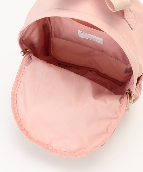 petit main（プティマイン）の「シフォンフリルリュック（バックパック/リュック・キッズ・アイボリー/ライトピンク/サックスブルー・S/M）」の9枚目の写真