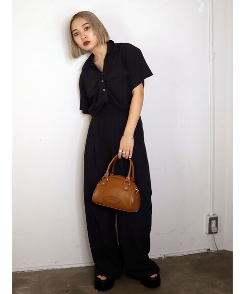 EMODA(エモダ)の「スーパーハイウエストワイドパンツ(その他パンツ・レディース・ブラック/その他/ベージュ・SMALL/MEDIUM)」の21枚目の写真