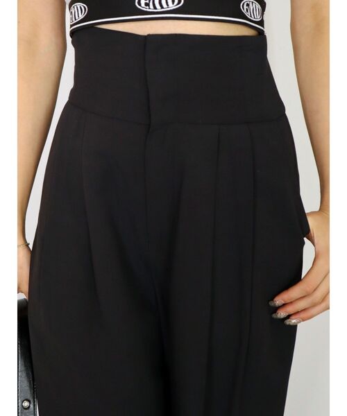 EMODA(エモダ)の「スーパーハイウエストワイドパンツ(その他パンツ・レディース・ブラック/その他/ベージュ・SMALL/MEDIUM)」の10枚目の写真