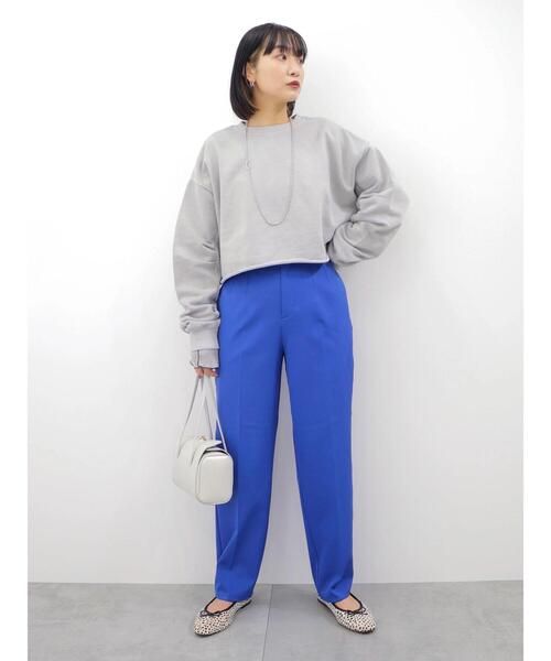 KBFピグメントクロップド裏毛プルオーバー