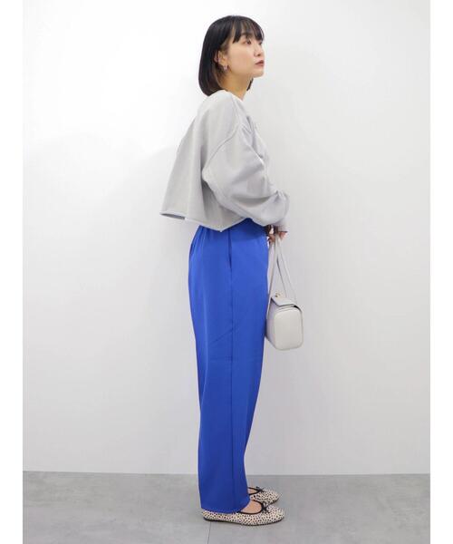 KBFピグメントクロップド裏毛プルオーバー