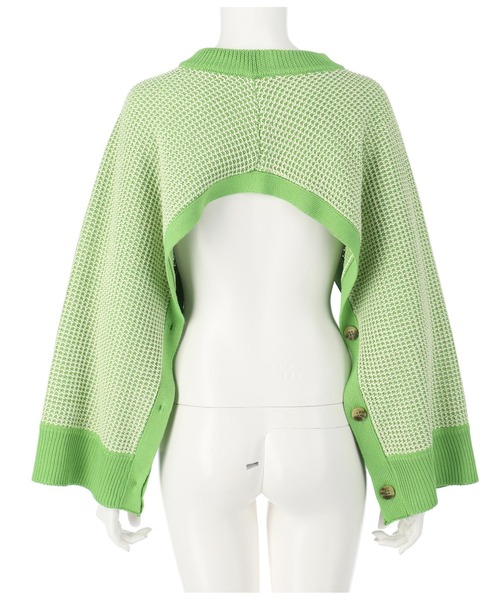 ANAP(アナップ)の「2WAYベストボレロ(ベスト・レディース・ブラック/グリーン・FREE)」の6枚目の写真