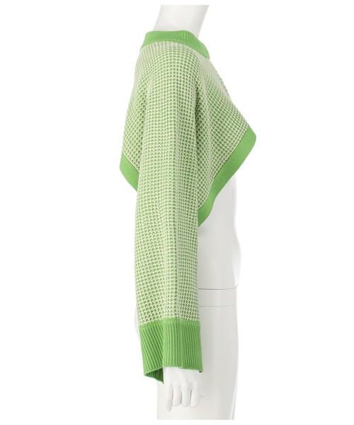 ANAP(アナップ)の「2WAYベストボレロ(ベスト・レディース・ブラック/グリーン・FREE)」の8枚目の写真