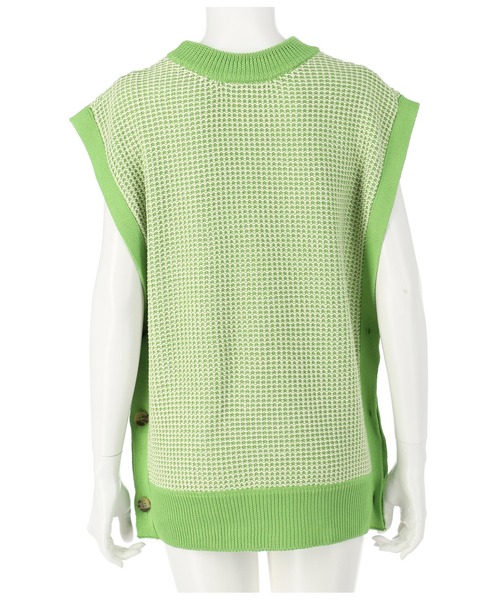 ANAP(アナップ)の「2WAYベストボレロ(ベスト・レディース・ブラック/グリーン・FREE)」の10枚目の写真