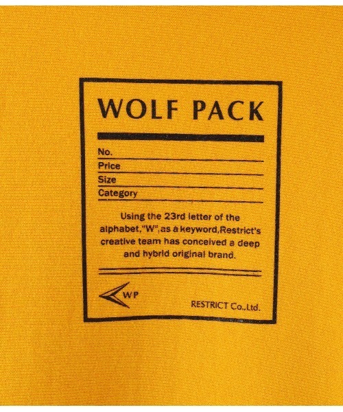 WP（ダブリューピー）の「WP / ダブリューピー：WP×CAMBER WISEMAN C PULL PARKA：WP10-PK08[WAX]（パーカー・メンズ・グリーン系その他/イエロー×ブラック・L/XXXL/XL）」の11枚目の写真