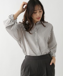 お手入れらくらくフレンチリネンシャツ/163473
