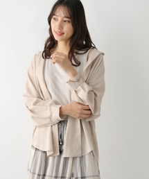 お手入れらくらくフレンチリネンシャツ/163473