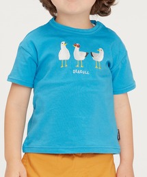 Moujonjon | 動物モチーフ刺繍半袖Tシャツ(Tシャツ/カットソー)