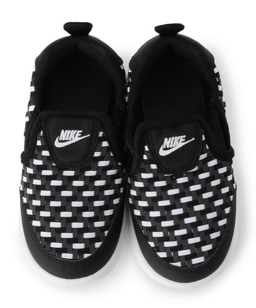 NIKE(ナイキ)の「NIKEフリーウーブンTD14cm~16cm(スニーカー・キッズ・ブラック/ピンク・14cm/16cm/15cm)」の3枚目の写真