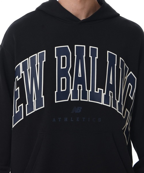 NEW BALANCE（ニューバランス）の「NB Athletics Warped クラシックス スウェットフーディー（スウェット・メンズ・バーガンディー/ブラック/アイボリー・0/1/2/3/4/5）」の8枚目の写真