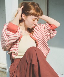 Crisp | 2wayショートボーダーティーシャツ(Tシャツ/カットソー)