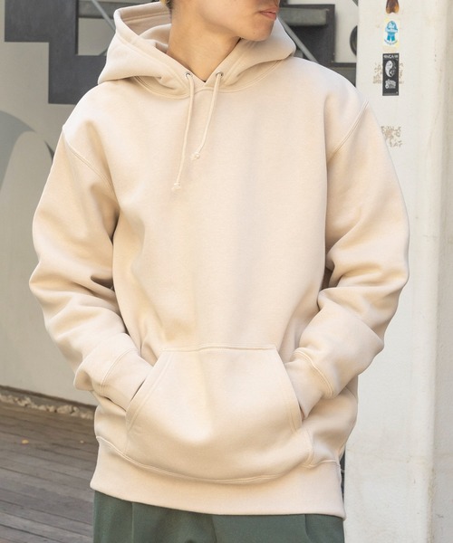 プルオーバーパーカー 裏起毛 オートミール セール】【United Athle】T/C sweat pull over hoodie