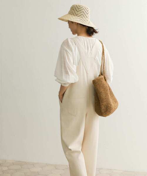 URBAN RESEARCH DOORS（アーバンリサーチドアーズ）の「コットンサロペット（サロペット/オーバーオール・レディース・ナチュラル/ワンウォッシュ・MEDIUM）」の9枚目の写真