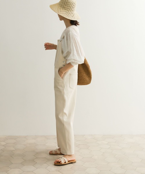 URBAN RESEARCH DOORS（アーバンリサーチドアーズ）の「コットンサロペット（サロペット/オーバーオール・レディース・ナチュラル/ワンウォッシュ・MEDIUM）」の10枚目の写真