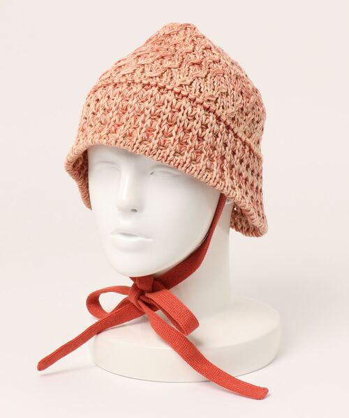 Right-on（ライトオン）の「ニットストラップゴブハット（ハット・レディース・グリーン/オレンジ/ブラック・フリー）」の11枚目の写真