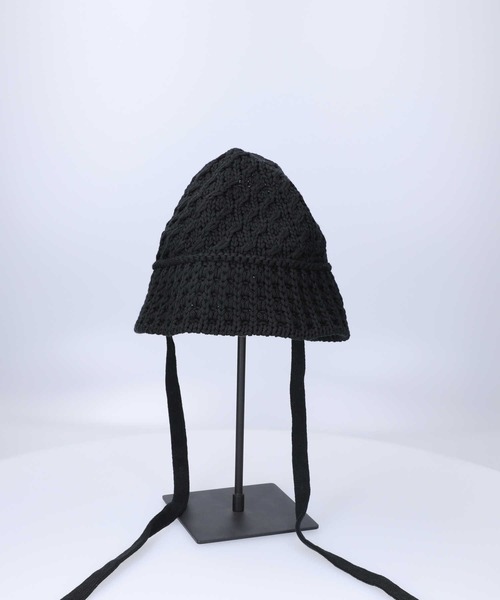 Right-on（ライトオン）の「ニットストラップゴブハット（ハット・レディース・グリーン/オレンジ/ブラック・フリー）」の5枚目の写真