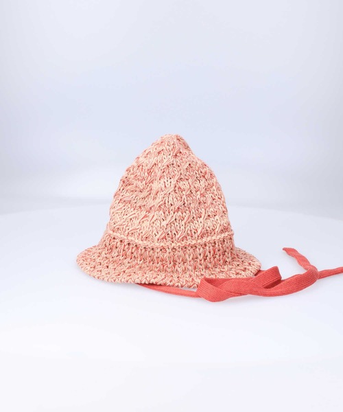 Right-on（ライトオン）の「ニットストラップゴブハット（ハット・レディース・グリーン/オレンジ/ブラック・フリー）」の10枚目の写真