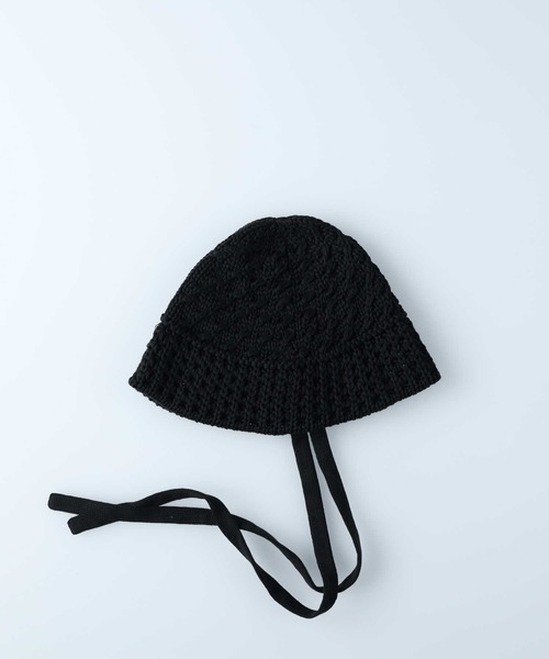 Right-on（ライトオン）の「ニットストラップゴブハット（ハット・レディース・グリーン/オレンジ/ブラック・フリー）」の16枚目の写真