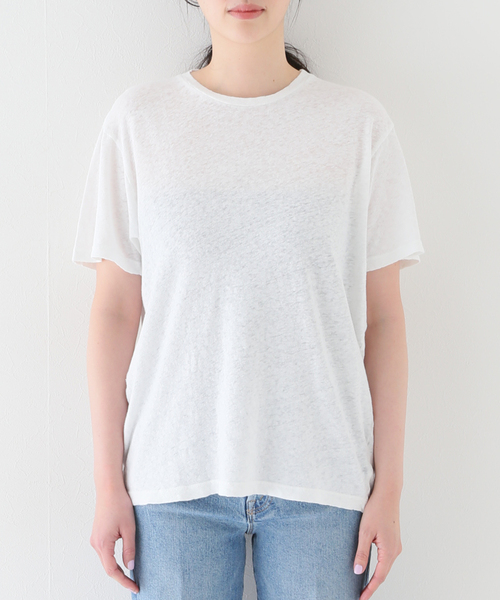 mother（マザー）の「【MOTHER/マザー】 クルーネック Tシャツ（Tシャツ/カットソー・レディース・ホワイト・FREE）」の5枚目の写真