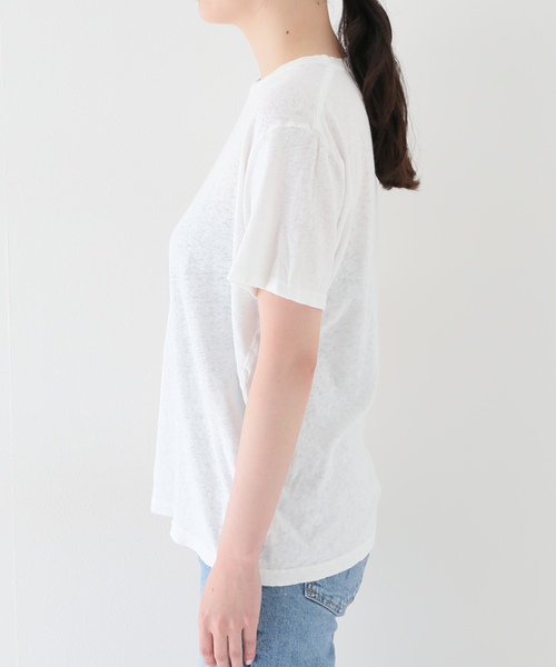 mother（マザー）の「【MOTHER/マザー】 クルーネック Tシャツ（Tシャツ/カットソー・レディース・ホワイト・FREE）」の6枚目の写真