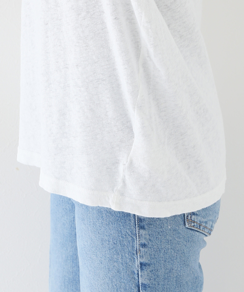 mother（マザー）の「【MOTHER/マザー】 クルーネック Tシャツ（Tシャツ/カットソー・レディース・ホワイト・FREE）」の11枚目の写真