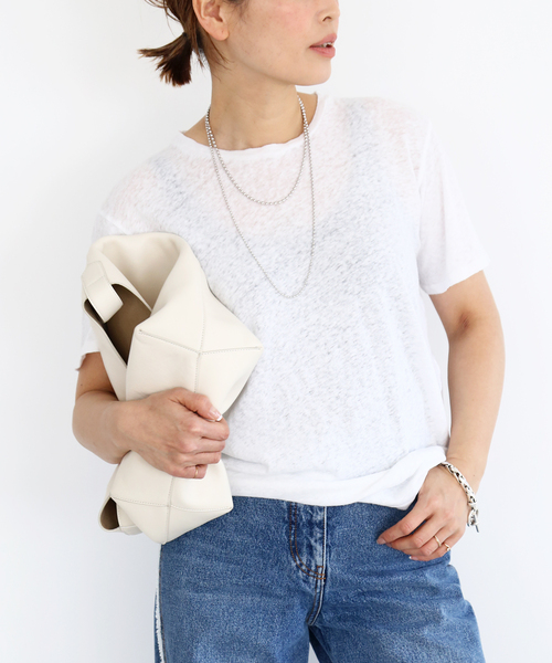 mother（マザー）の「【MOTHER/マザー】 クルーネック Tシャツ（Tシャツ/カットソー・レディース・ホワイト・FREE）」の15枚目の写真