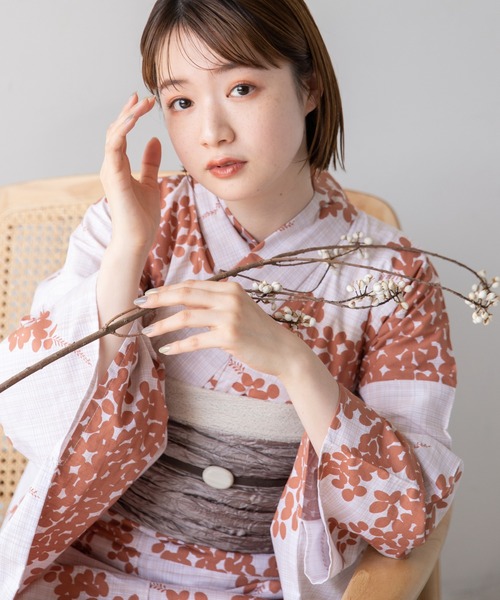 ゆかた館グレース(ユカタカングレース)の「こだわり浴衣5点セット(浴衣・レディース・ラベンダー/イエロー/グリーン/ホワイト/ナチュラル/グレー/ライトブルー/エンジ/チャコールグレー/ブラウン/オレンジ系/ライトグレー/ブルー系その他/ブルー系/ブルー系その他2/ベージュ系/グレー系/ライトグレー系/ネイビー/ネイビー系/ベージュ系その他・SMALL/MEDIUM)」の21枚目の写真