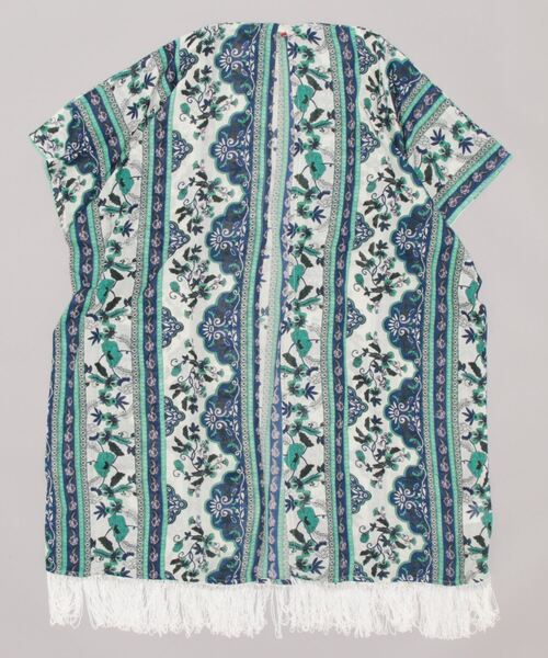 チャイハネ（チャイハネ）の「【チャイハネ】ピンクシーロングカーディガン（カーディガン/ボレロ・レディース・オレンジ/パープル/ホワイト/ブラック/ブルー・FREE）」の7枚目の写真